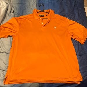 Orange Ashworth XL Golf Polo